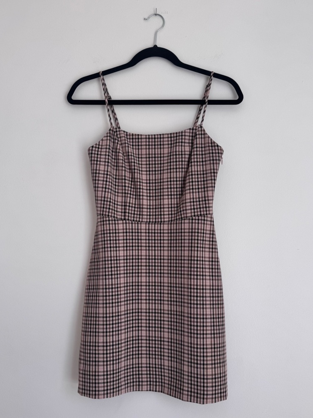 Aritzia Wilfred Plaid Mini Dress